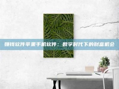 永兴赚钱软件苹果手机软件：数字时代下的财富机会